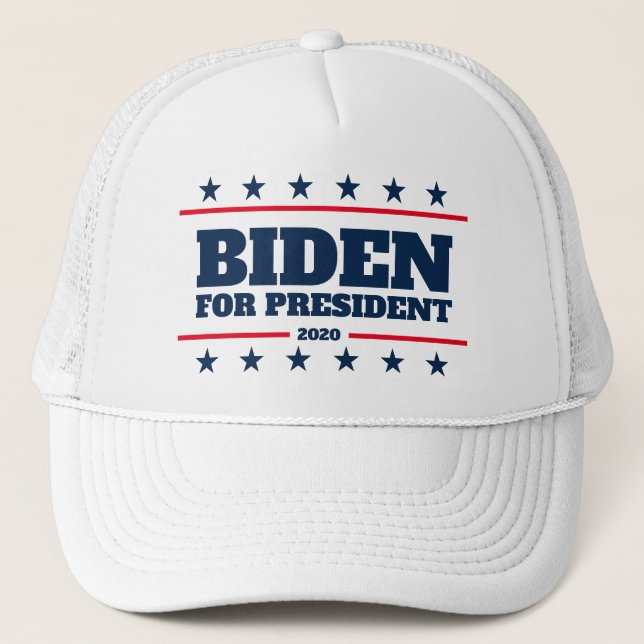 Joe Biden for president 2024 election democrat Trucker Hat (Front)