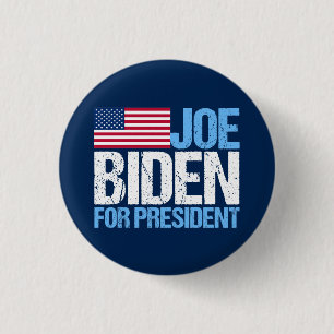 Joe Biden for President 3 Cm Round Badge