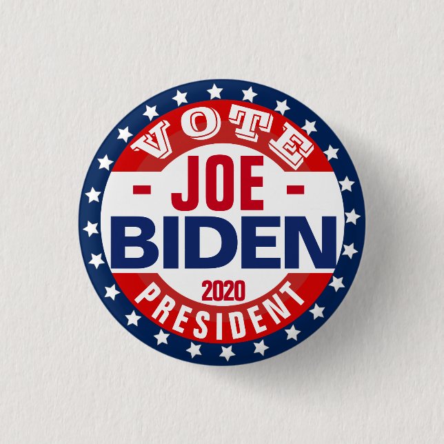 Joe Biden for President 3 Cm Round Badge (Front)