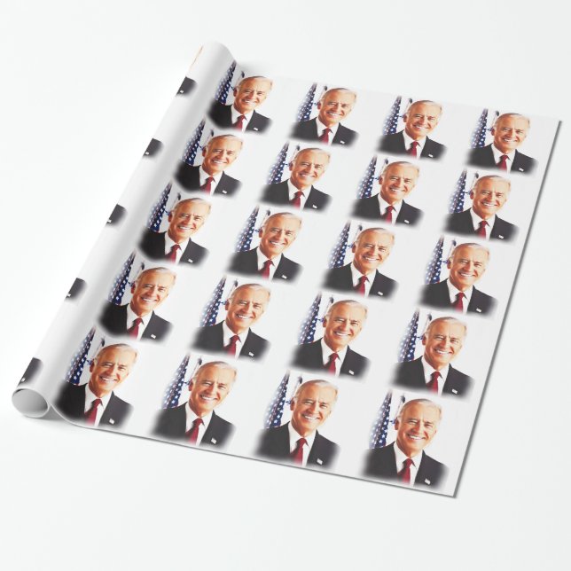 Joe Biden-For USA President 2016 Wrapping Paper (Unrolled)