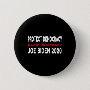 Joe Biden Funny Anti Donald Trump Items Hindsight 6 Cm Round Badge