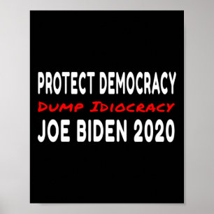 Joe Biden Funny Anti Donald Trump Items Hindsight Poster