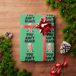JOE BIDEN FUNNY CHRISTMAS WRAPPING PAPER