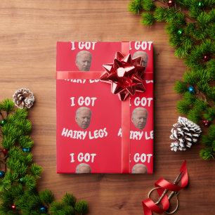 JOE BIDEN funny CHRISTMAS WRAPPING PAPER