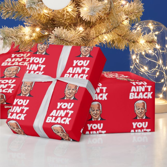 JOE BIDEN FUNNY CHRISTMAS Wrapping Paper (Holidays)