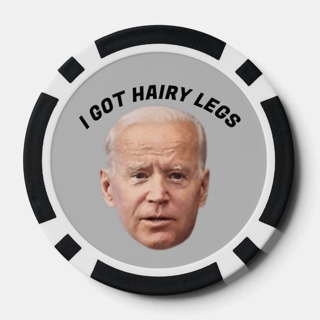 JOE BIDEN FUNNY POKER CHIPS (Back)
