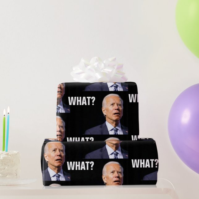 JOE BIDEN FUNNY WRAPPING PAPER (Party Gifts)