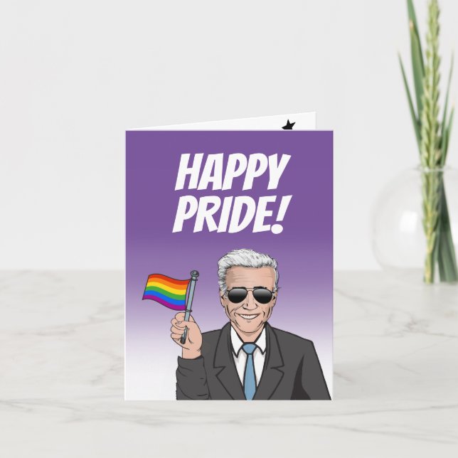 Joe Biden Greeting Card (Front)