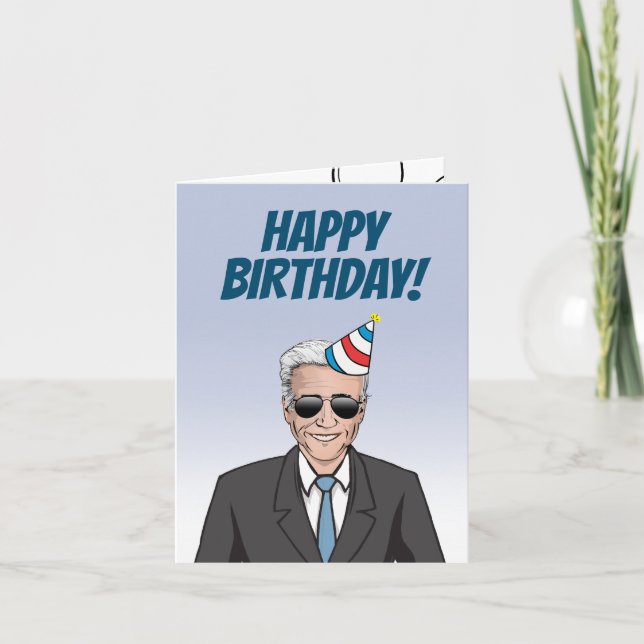 Joe Biden Greeting Card (Front)