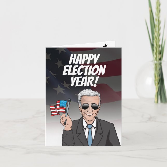 Joe Biden Greeting Card (Front)