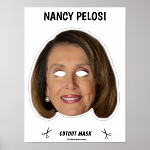 JOE BIDEN Halloween Mask Poster