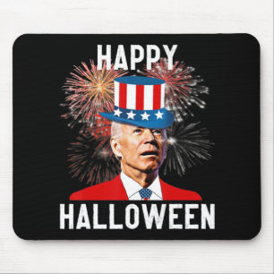 Joe Biden Happy Halloween For Fun th Of July Mouse Mat