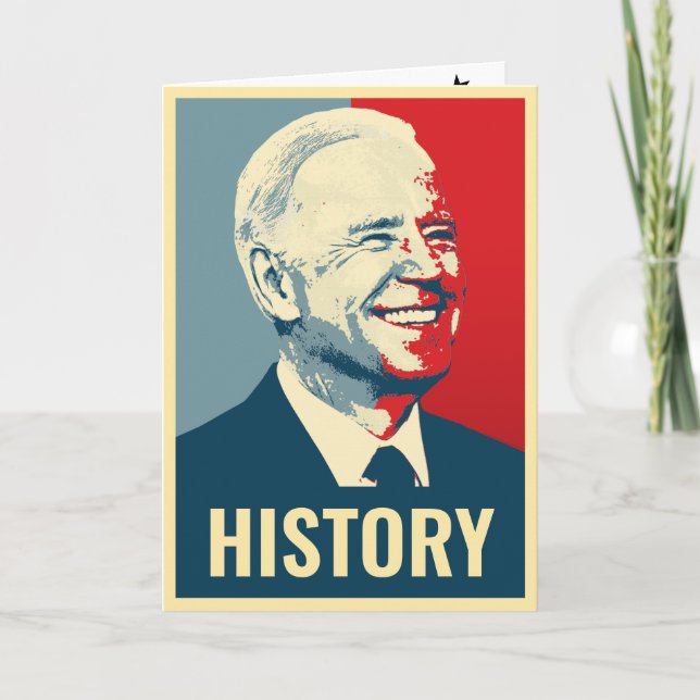 JOE BIDEN HISTORY CARD (Front)