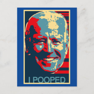 JOE BIDEN I POOPED OBAMAIZED POSTCARDS