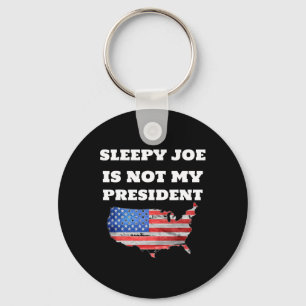 Joe Biden Is Not My President Harris Usa Election Key Ring