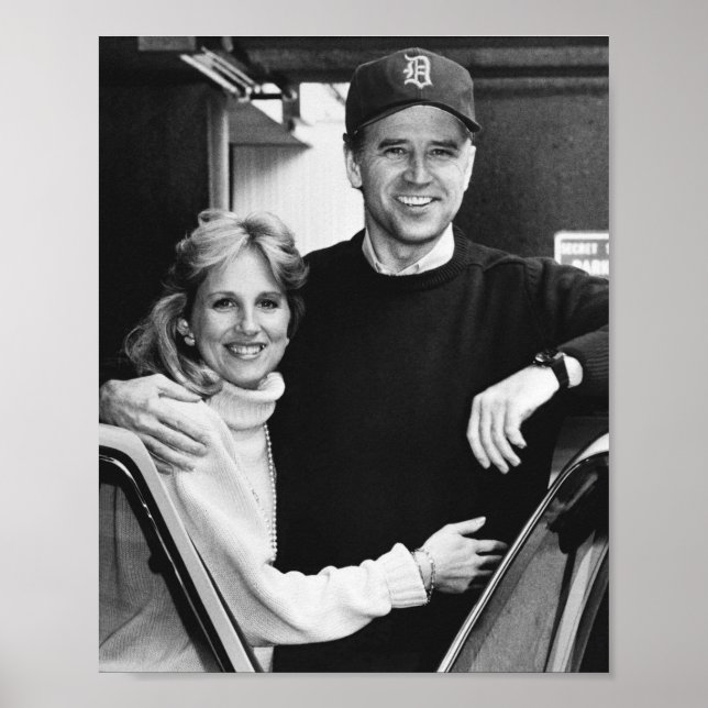 Joe Biden Jill Biden old photo Poster (Front)