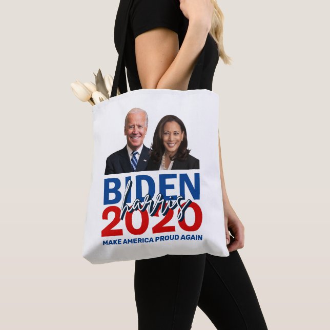 Joe Biden Kamala Harris 2020 Cool Campaign Tote Bag (Close Up)