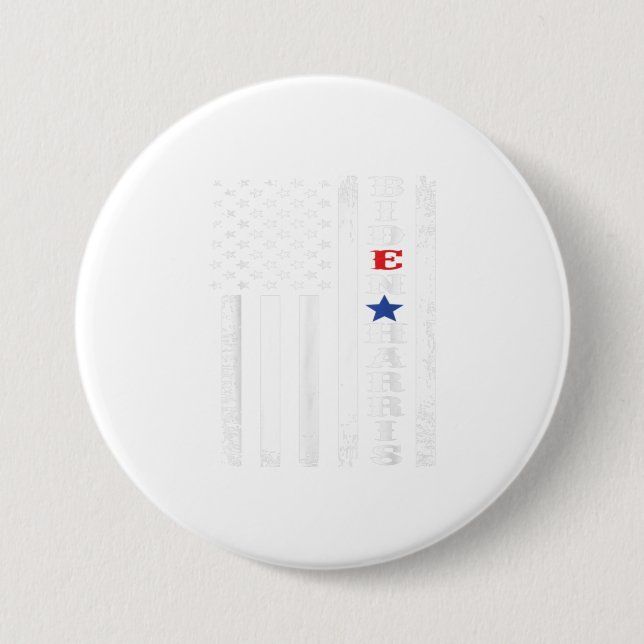 Joe Biden Kamala Harris 2020 Election USA Democ 7.5 Cm Round Badge (Front)