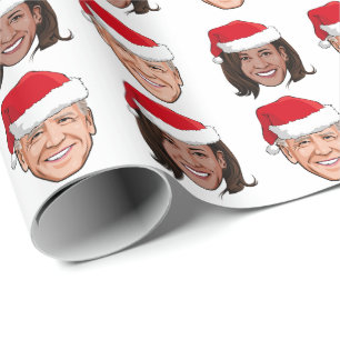 Joe Biden & Kamala Harris Christmas Wrapping Paper