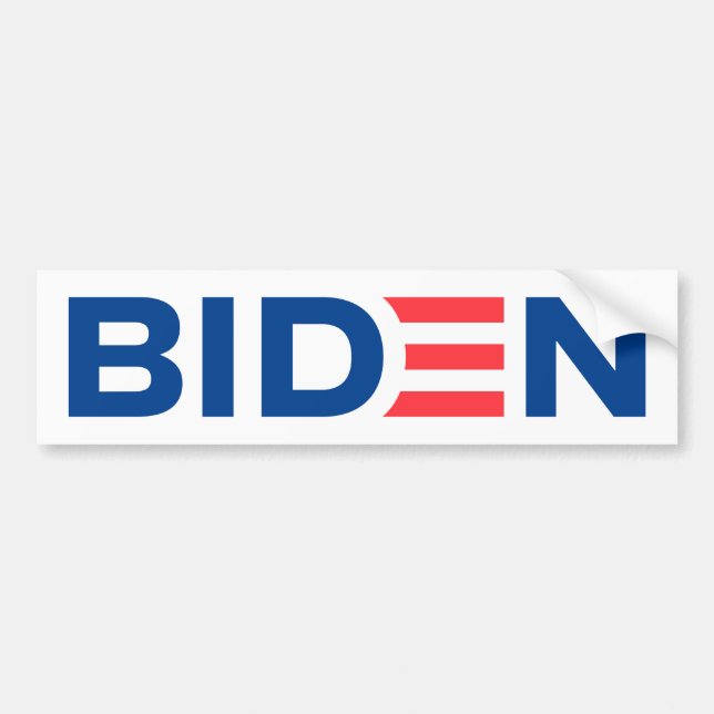 Joe Biden Logo Bumper Sticker (Front)
