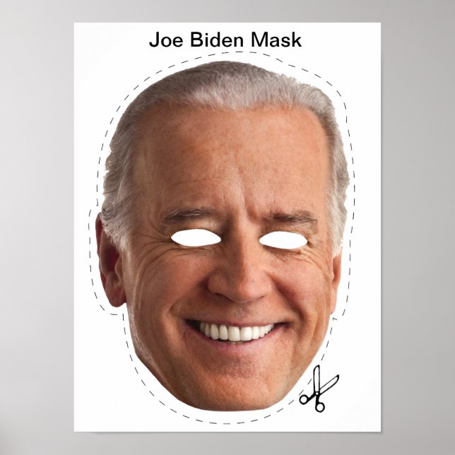 Joe Biden Mask Poster (Front)