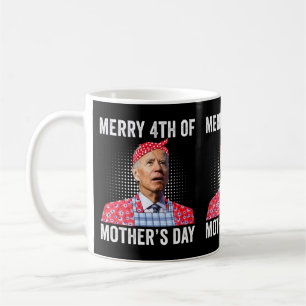 Joe Biden Merry 4Th Of Mother's Day Confused Joe.p Coffee Mug
