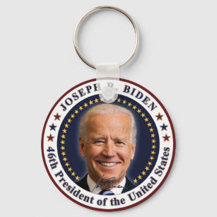 Joe Biden President Inauguration Day Souvenir Key Ring