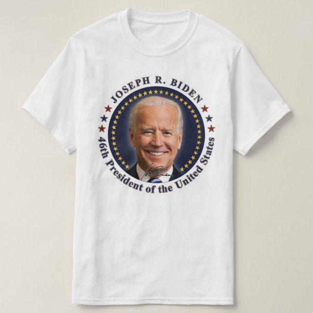 Joe Biden President Inauguration Day Souvenir T-Shirt (Design Front)