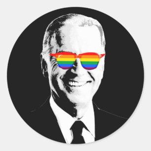 Joe Biden Pride Classic Round Sticker
