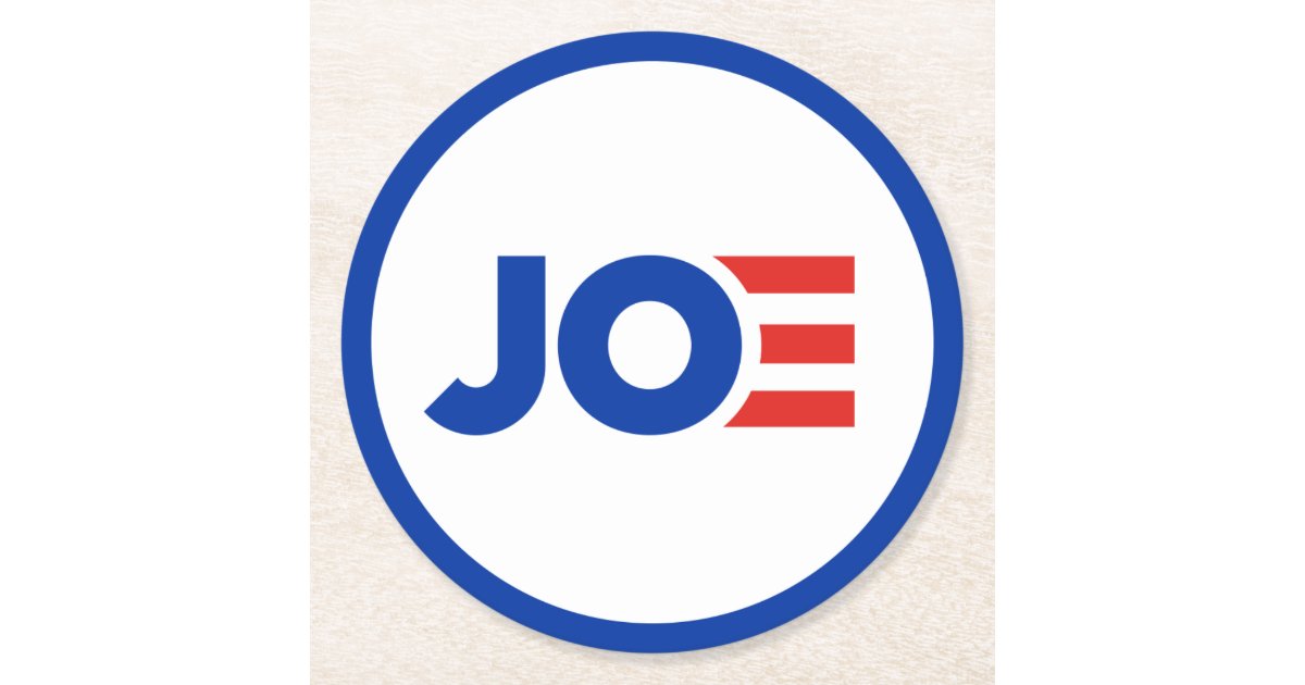 Joe Biden Round Paper Coaster | Zazzle.co.uk