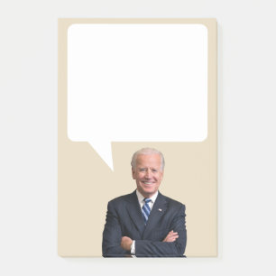 Joe Biden Says US President Speech Bubble Post-it Notes