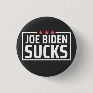 joe Biden Sucks 3 Cm Round Badge
