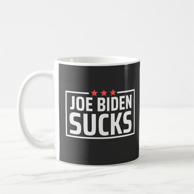 joe Biden Sucks Coffee Mug (Left)