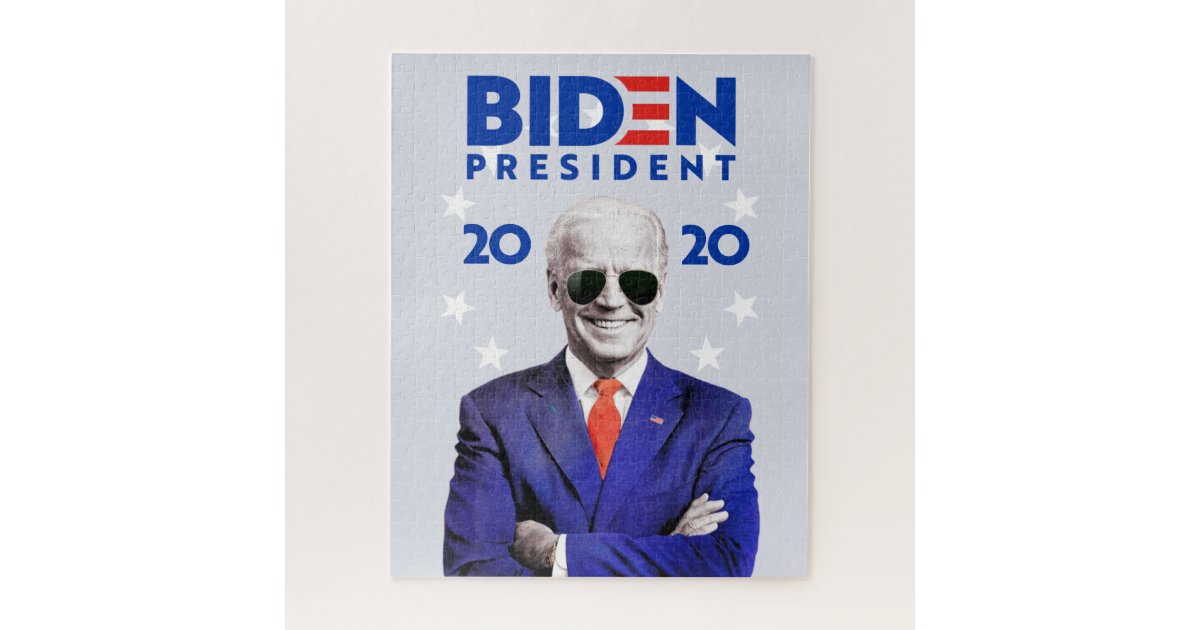 Joe Biden Sunglasses 2020 Presidential Election Jigsaw