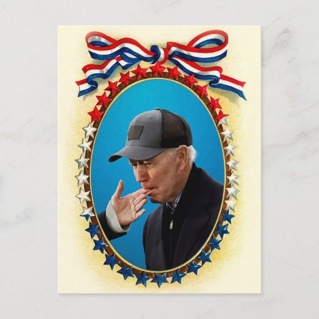 Joe Biden Vintage Style Postcard (Front)