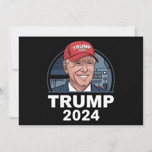 Joe biden Wearing A Trump Hat Invitation