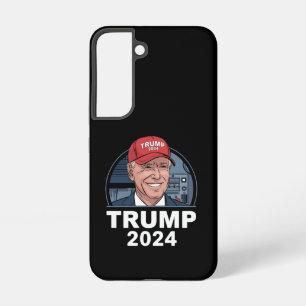Joe biden Wearing A Trump Hat Samsung Galaxy Case