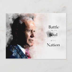 Joe Biden with Battle for the Soul of the Nation Postcard