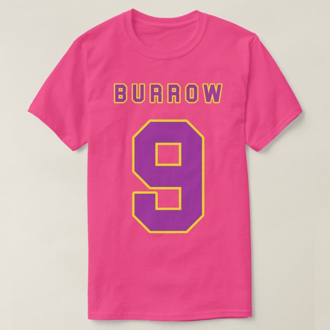 joe burrow number nine T-Shirt (Design Front)