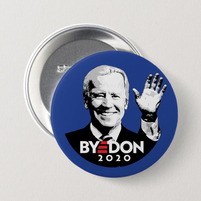 JOE BYE DON 7.5 CM ROUND BADGE (Front & Back)