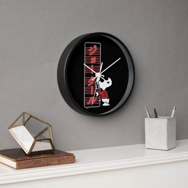 Joe Cool Japanese Neon Lights Clock (Office)