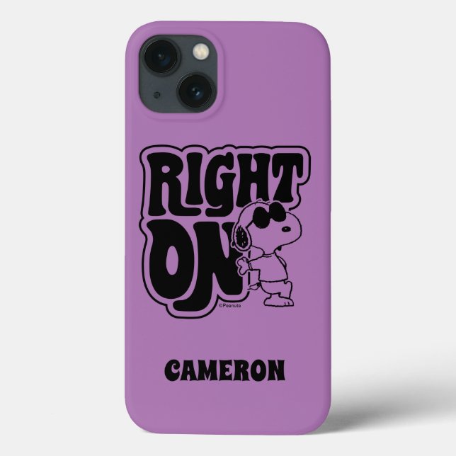 Joe Cool - Right On Case-Mate iPhone Case (Back)
