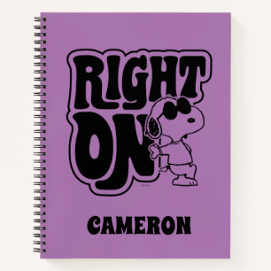 Joe Cool - Right On Notebook