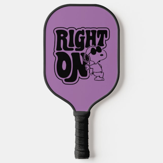 Joe Cool - Right On Pickleball Paddle (Front)