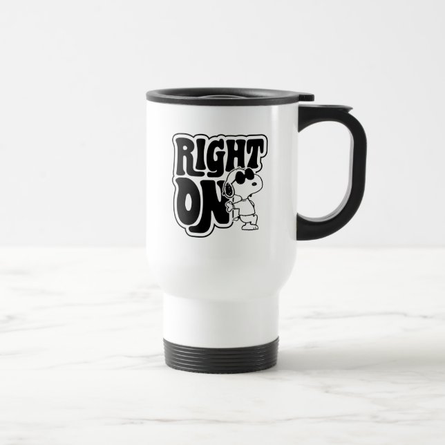 Joe Cool - Right On Travel Mug (Right)