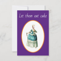 Joe Diadem says, Let them eat cake