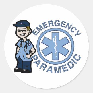 Joe Emergency Medic Classic Round Sticker