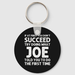 Joe Gift Name Personalised Birthday Funny Christma Key Ring