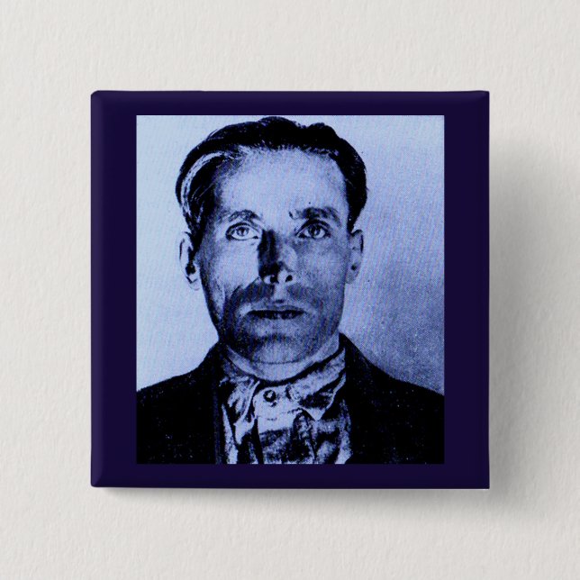 Joe Hill 15 Cm Square Badge (Front)
