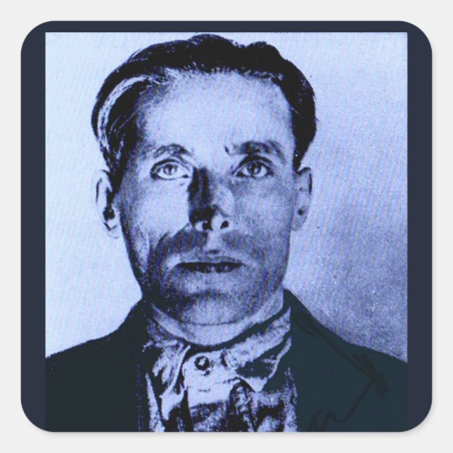 Joe Hill Square Sticker (Front)